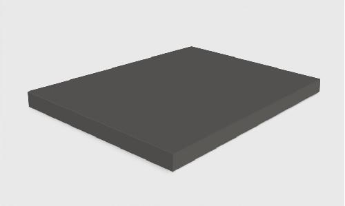 Фасад MT-011 iS Аріан ультраматовий MDF зворотня сторона в колір